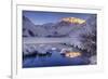USA, California, Sierra Nevada Range. Winter sunrise at Convict Lake.-Jaynes Gallery-Framed Premium Photographic Print