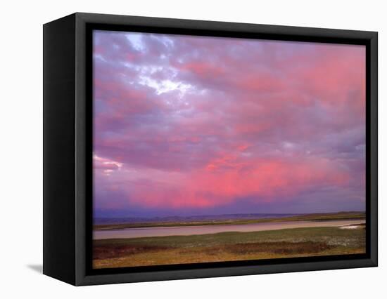 USA, California, Sierra Nevada. Sunset over the Owens Valley-Jaynes Gallery-Framed Stretched Canvas