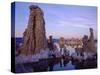 USA, California, Sierra Nevada. Tufa Formations on Mono Lake-Jaynes Gallery-Stretched Canvas