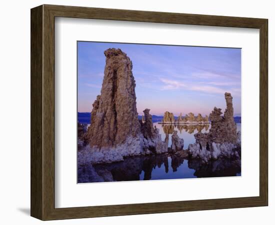 USA, California, Sierra Nevada. Tufa Formations on Mono Lake-Jaynes Gallery-Framed Photographic Print