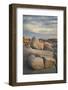 USA, California. Sunrise over Jumbo Rocks area of Joshua Tree National Park.-Alan Majchrowicz-Framed Photographic Print