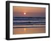 USA, California. Sunset viewed from Morro Bay beach.-Anna Miller-Framed Premium Photographic Print