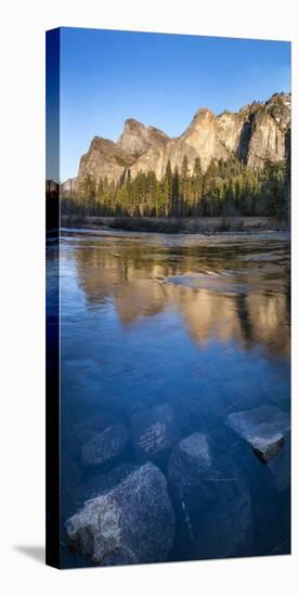 USA, California. The Merced river in the Yosemite Valley.-Anna Miller-Stretched Canvas