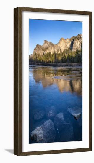 USA, California. The Merced river in the Yosemite Valley.-Anna Miller-Framed Photographic Print