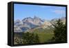 USA, California, the San Joaquin Ridge Minarets from Minaret Vista-Bernard Friel-Framed Stretched Canvas