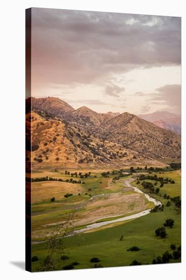 USA California. Tulare County, Slick Rock Recreation Area.-Alison Jones-Stretched Canvas