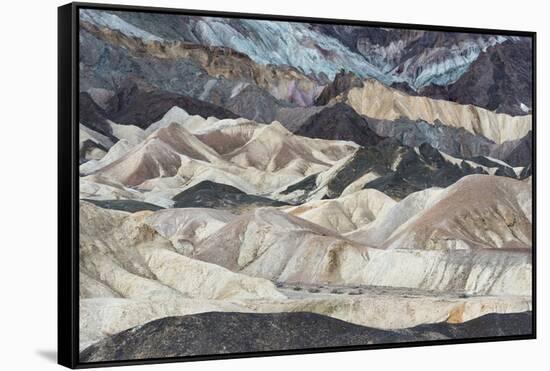 USA, California. Twenty Mule Team Canyon, Death Valley National Park.-Judith Zimmerman-Framed Stretched Canvas
