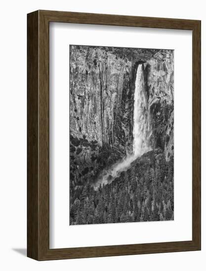 USA, California, Yosemite, Bridal Veil Falls-John Ford-Framed Photographic Print