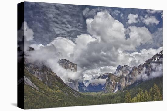USA, California, Yosemite, Bridalveil Falls-John Ford-Stretched Canvas