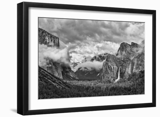 USA, California, Yosemite, Bridalveil Falls-John Ford-Framed Photographic Print