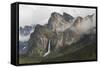 USA, California, Yosemite, Bridalveil Falls-John Ford-Framed Stretched Canvas