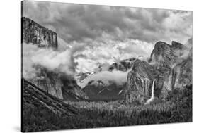 USA, California, Yosemite, Bridalveil Falls-John Ford-Stretched Canvas