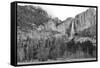 USA, California. Yosemite Falls in early spring.-Anna Miller-Framed Stretched Canvas