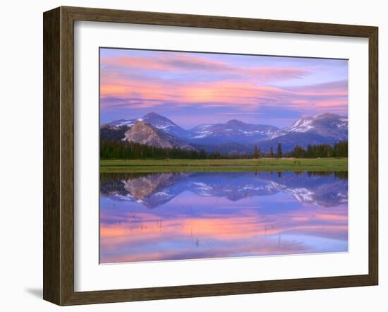 USA, California, Yosemite Lembert Dome Reflect in Tuolumne River-Jaynes Gallery-Framed Premium Photographic Print