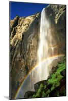 USA, California, Yosemite National Park. Bridalveil Fall Rainbow-Jaynes Gallery-Mounted Photographic Print
