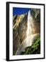 USA, California, Yosemite National Park. Bridalveil Fall Rainbow-Jaynes Gallery-Framed Photographic Print