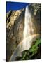 USA, California, Yosemite National Park. Bridalveil Fall Rainbow-Jaynes Gallery-Stretched Canvas