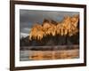 USA, California, Yosemite National Park, Bridalveil Falls at sunset-Ann Collins-Framed Photographic Print