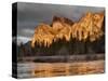 USA, California, Yosemite National Park, Bridalveil Falls at sunset-Ann Collins-Stretched Canvas