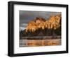 USA, California, Yosemite National Park, Bridalveil Falls at sunset-Ann Collins-Framed Photographic Print