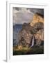 USA, California, Yosemite National Park, Bridalveil Falls at sunset-Ann Collins-Framed Photographic Print