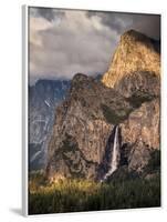 USA, California, Yosemite National Park, Bridalveil Falls at sunset-Ann Collins-Framed Photographic Print