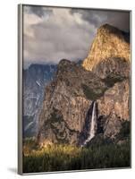 USA, California, Yosemite National Park, Bridalveil Falls at sunset-Ann Collins-Framed Photographic Print