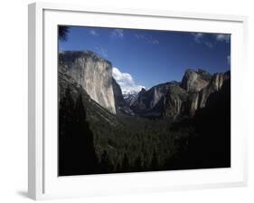 USA, California, Yosemite National Park, El Capitan Mountain and Yosemite Valley-null-Framed Giclee Print