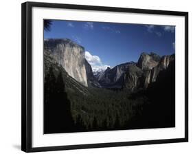 USA, California, Yosemite National Park, El Capitan Mountain and Yosemite Valley-null-Framed Giclee Print