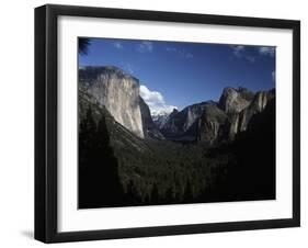 USA, California, Yosemite National Park, El Capitan Mountain and Yosemite Valley-null-Framed Giclee Print