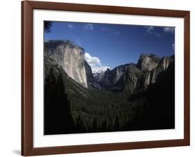 USA, California, Yosemite National Park, El Capitan Mountain and Yosemite Valley-null-Framed Giclee Print