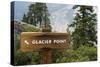 USA, California, Yosemite National Park, Glacier Point Directional Sign-Bernard Friel-Stretched Canvas