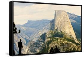 USA, California, Yosemite National Park, Half Dome, from Washburn Point-Bernard Friel-Framed Stretched Canvas