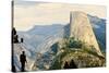 USA, California, Yosemite National Park, Half Dome, from Washburn Point-Bernard Friel-Stretched Canvas