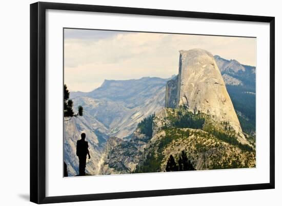 USA, California, Yosemite National Park, Half Dome, from Washburn Point-Bernard Friel-Framed Photographic Print