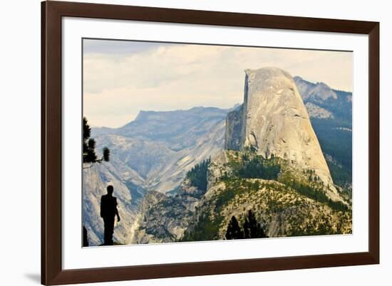 USA, California, Yosemite National Park, Half Dome, from Washburn Point-Bernard Friel-Framed Photographic Print