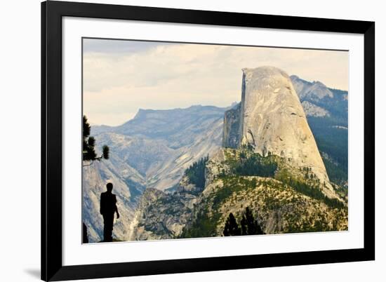 USA, California, Yosemite National Park, Half Dome, from Washburn Point-Bernard Friel-Framed Photographic Print