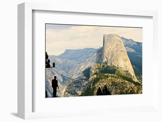 USA, California, Yosemite National Park, Half Dome, from Washburn Point-Bernard Friel-Framed Photographic Print