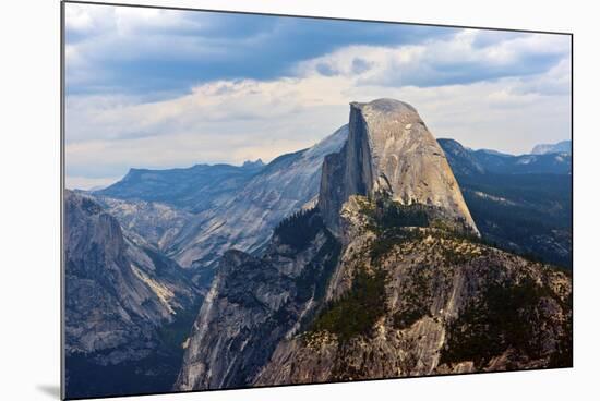 USA, California, Yosemite National Park, Half Dome, Glacier Point-Bernard Friel-Mounted Photographic Print