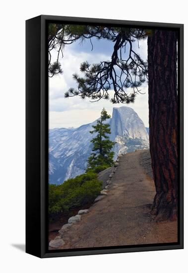 USA, California, Yosemite National Park, Half Dome, Glacier Point-Bernard Friel-Framed Stretched Canvas