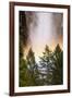 USA, California, Yosemite National Park. Rainbow at base of Yosemite Falls.-Jaynes Gallery-Framed Photographic Print