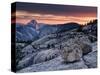 USA, California, Yosemite National Park. Sunset Light on Half Dome from Olmsted Point-Ann Collins-Stretched Canvas