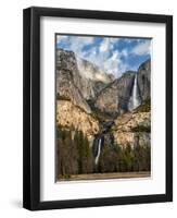 USA, California, Yosemite National Park. Upper and Lower Yosemite Falls at Sunrise-Ann Collins-Framed Photographic Print