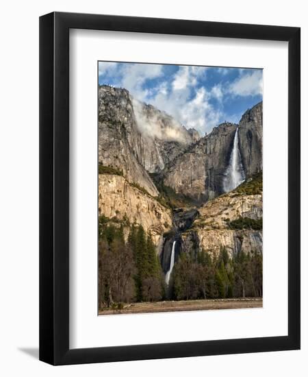 USA, California, Yosemite National Park. Upper and Lower Yosemite Falls at Sunrise-Ann Collins-Framed Photographic Print