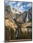 USA, California, Yosemite National Park. Upper and Lower Yosemite Falls at Sunrise-Ann Collins-Mounted Photographic Print