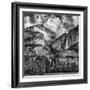 USA, California, Yosemite National Park, Upper and Lower Yosemite Falls at Sunrise-Ann Collins-Framed Photographic Print