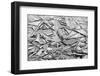 USA, California, Yosemite National Park. Winter ice patterns on the Merced River-Ann Collins-Framed Photographic Print