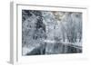 USA, California, Yosemite National Park. Winter Landscape of Merced River-Jaynes Gallery-Framed Photographic Print