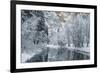 USA, California, Yosemite National Park. Winter Landscape of Merced River-Jaynes Gallery-Framed Photographic Print