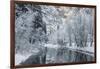 USA, California, Yosemite National Park. Winter Landscape of Merced River-Jaynes Gallery-Framed Photographic Print